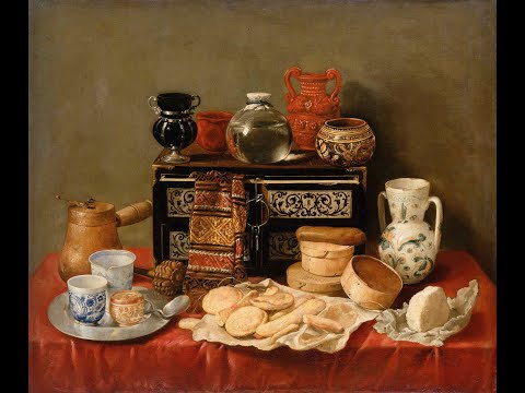 Broken Brush - Still Life with an Ebony Chest [Antonio de Pereda, 1652]