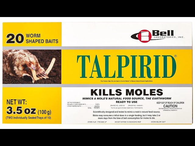 Bell Labs Bell Laboratories Talpirid 7150 Mole Bait Worms, 20 Count