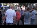 Драка сепаратистов и патриотов возле горсовета (Харьков, 09.08.14) 