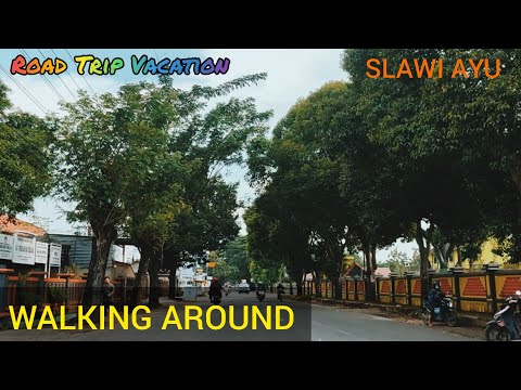 WALKING AROUND SLAWI - INDONESIA - ASMR | ROAD TRIP VACATION