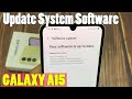 Samsung Galaxy A15: How to Update System Software to Latest Android Version