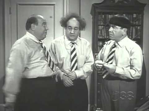 I owe you [in Three Stooges - A Merry Mix Up (1957)]