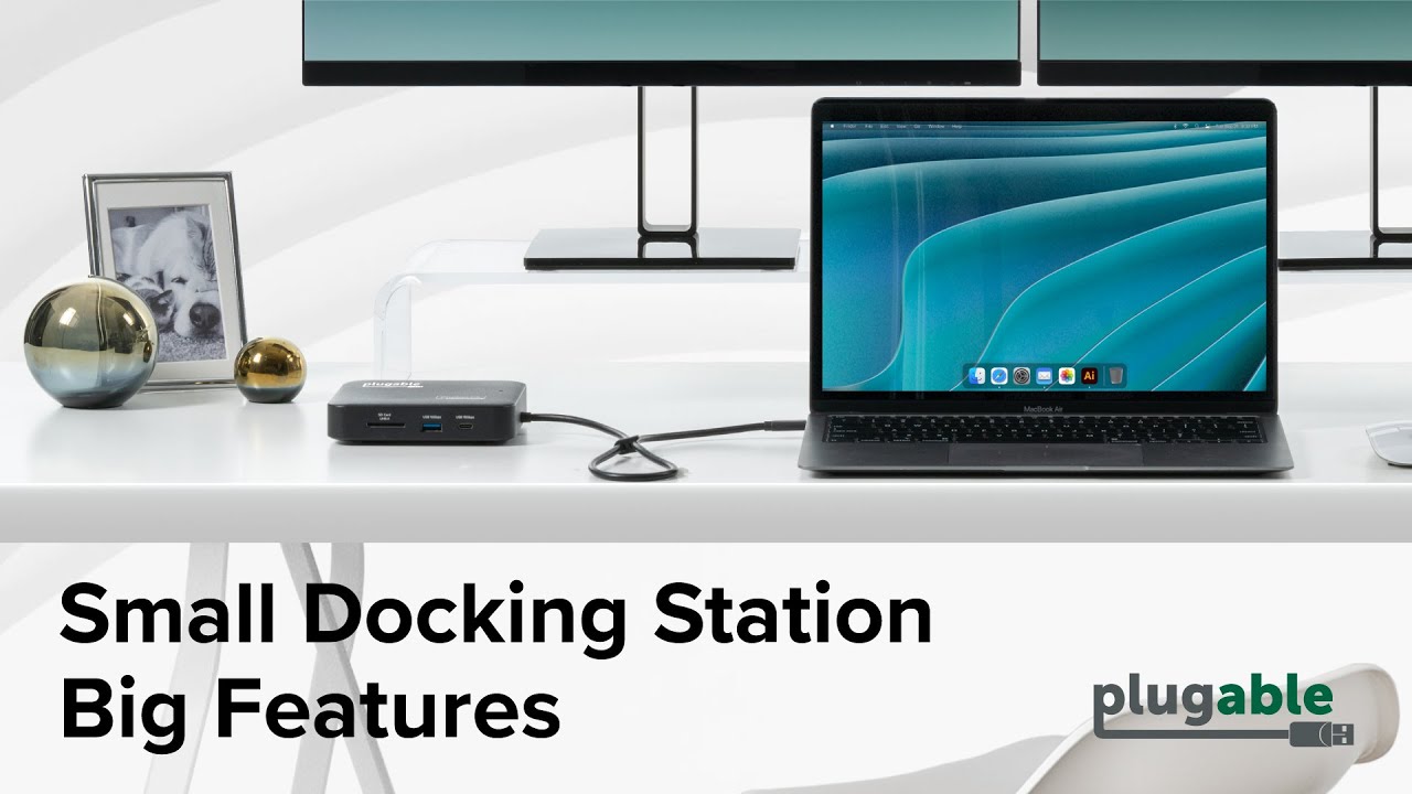 Add Two Big 4K Screens with One Small Docking Station