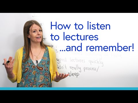 How to listen to lectures: Understand & remember with these strategies