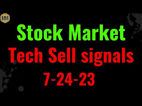 Stock market trading. Trading stocks ideas. TECH coverage Market analysis 7-24-23