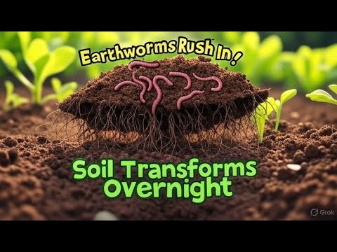 3 Proven Things That Attract Earthworms Like Crazy for Super Fertile Soil