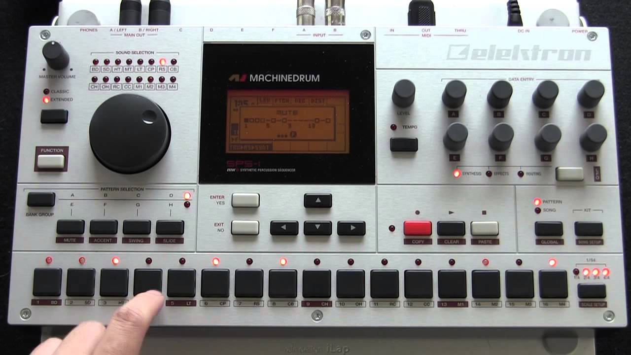 Usefulness of features in different models - Machinedrum 