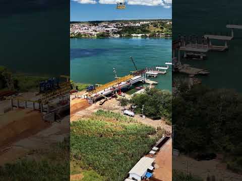 Sobrevoamos o imponente Rio São Francisco para registrar do alto três pontos emblemáticos de conexão