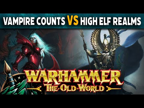 Vampire Counts vs High Elf Realms Warhammer The Old World Battle Report