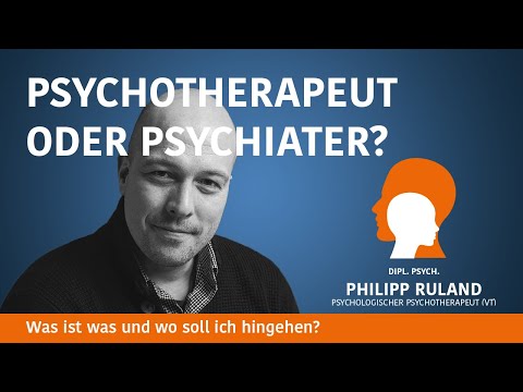 Psychotherapist, psychiatrist, alternative practitioner for psychotherapy? What's what and where ...