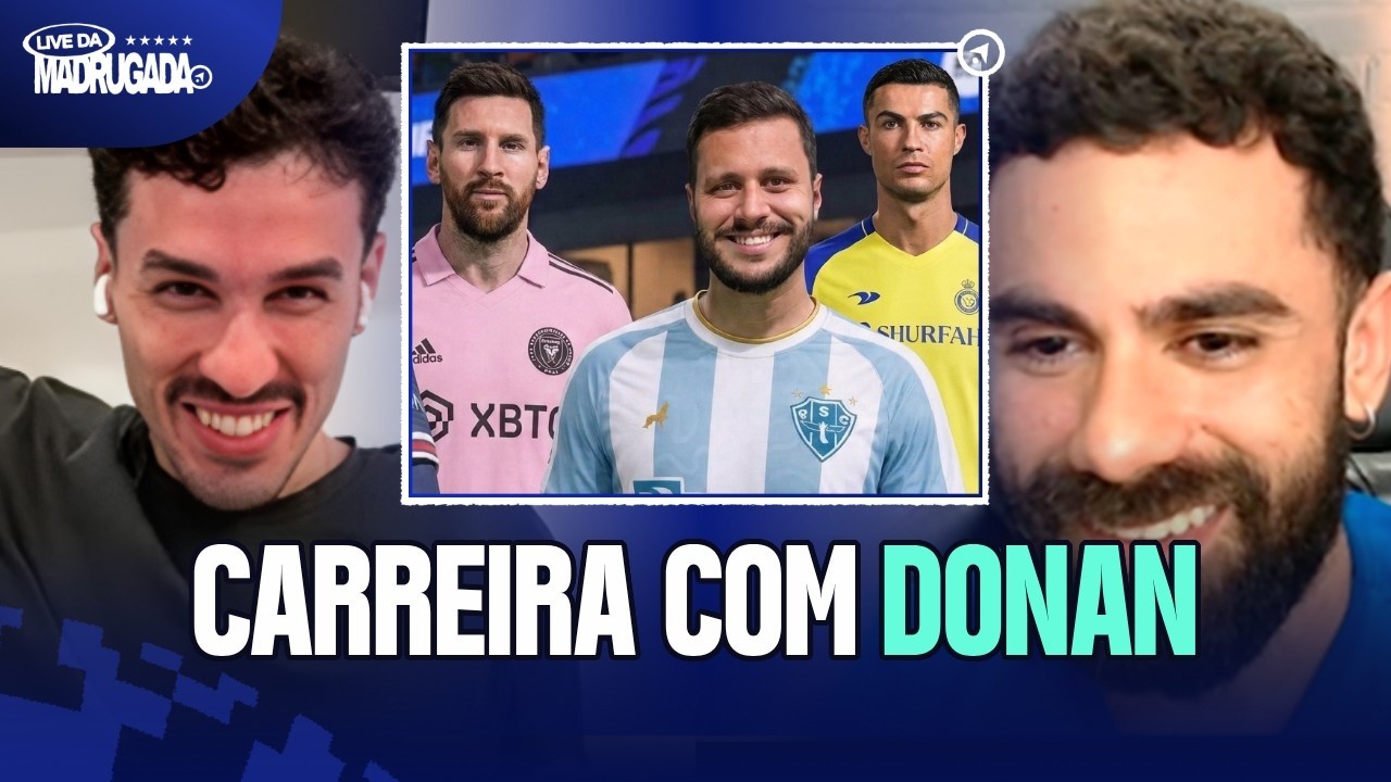 DONAN MAIOR DA HISTÓRIA? MODO CARREIRA DO JOGO THE FENOMENO | LIVE DA MADRUGADA