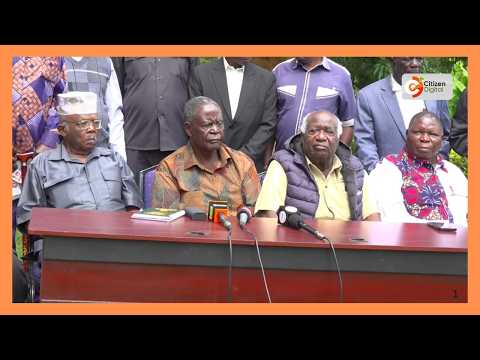 Luhya Council of Elders endorses Edwin Sifuna for presidential bid under the United Opposition