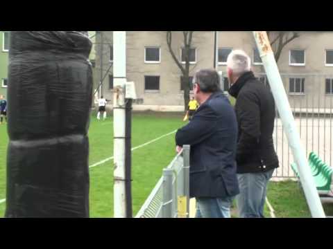 Canarinhos Skórzewo - Wicher Strzyżewo, gol na 0-2