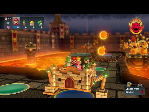 Mario Party 10 Bowser Party #154 Mario, Luigi, Peach, Yoshi Chaos Castle Master Difficulty