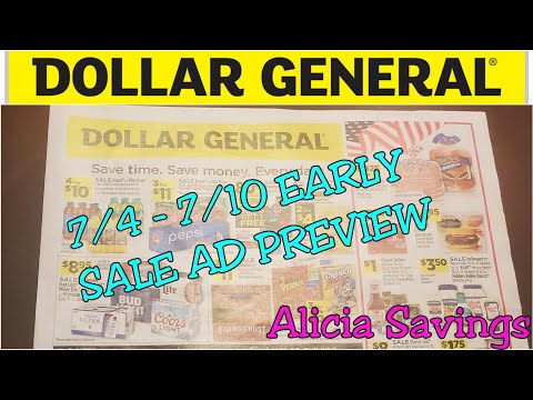 EARLY SALE AD PREVIEW 7/4 - 7/10 | DOLLAR GENERAL EARLY SALE AD PREVIEW