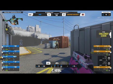 CSGO Gods!!! MIBR vs  Davenport University Highlights | Map  Nuke | ESL Challenger League