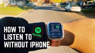 How To Stream Music From Spotify Directly From Your Apple Watch | 2022 THIS WORKS!