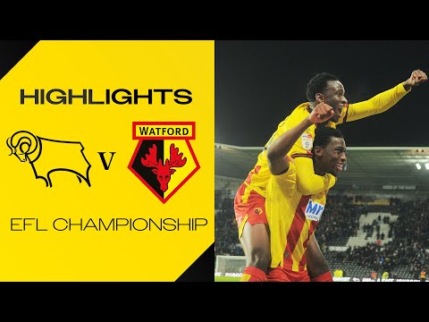 TWO GOALS DOWN? NO PROBLEM! 😅 | Derby County 2-3 Watford | Short Highlights