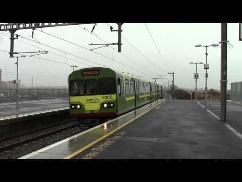 Clongriffin HD-Irish Rail Dart no.8106 arrives on service to Greystones