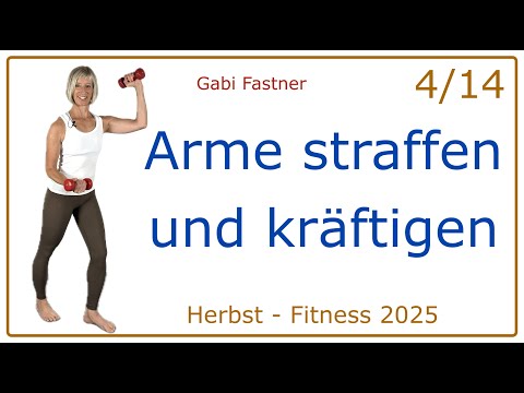 4/14 🏔️ 27 min. Arme straffen und kräftigen | Hantel-Workout für schöne Schultern und Oberarme