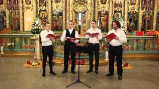 Paschal troparion in three styles - Choral quartet of St. Sampson's cathedral