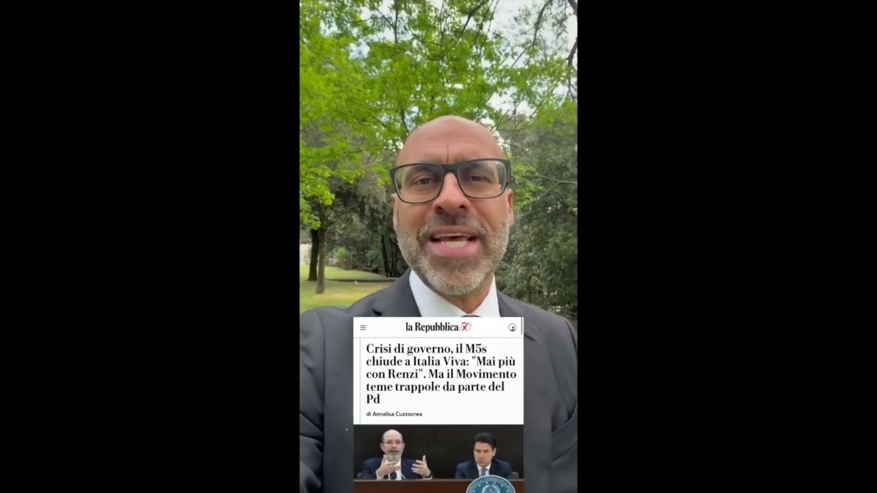 SQUARTA: "GIRAVOLTA INCREDIBILE DI CONTE: DALL'ODIO ALL'ALLEANZA CON RENZI PER LA POLTRONA"