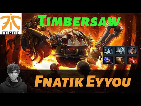 Dota 2  Fnatic Eyyou playing Timbersaw 6800+ MMR