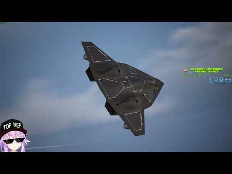 Ace Combat 7 Speedrun - Mission 11: Fleet Destruction (Darkstar) 1:28.63