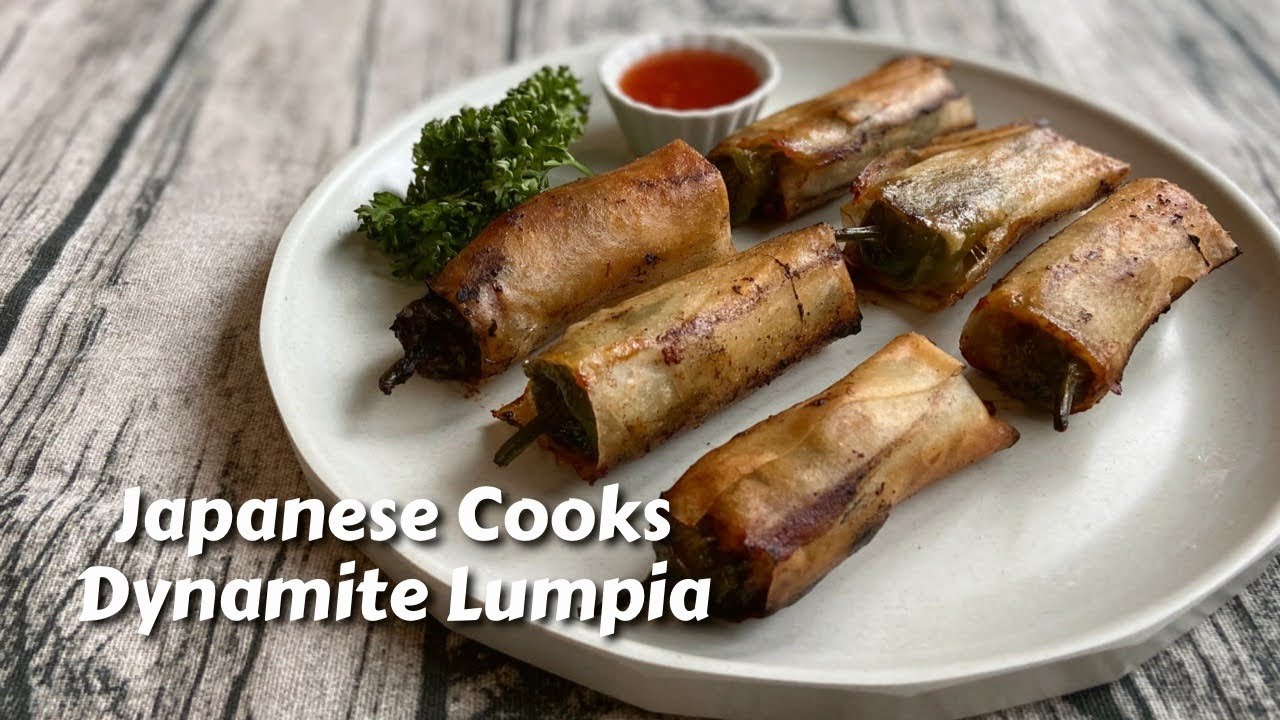 I Cooked a Highly Requested Filipino Dish Dynamite Lumpia For The First Time With A Japanese Twist!