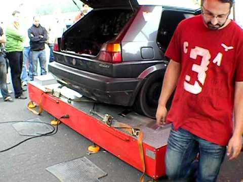 MajóVWka 2011, Golf MKII 4.2 V8 pomiar na hamowni