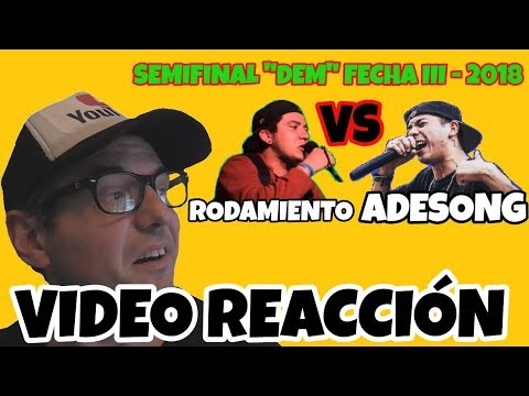 =VIDEO REACCIÓN= RODAMIENTO vs ADESONG