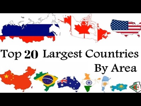 Top 20 Largest Country In The World By Area ! Top Biggest Country In The World