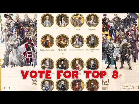 TOP 8 VOTES - DONT PICK THOSE WITH SKINS ALREADY [SWORD OF CONVALLARIA]