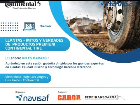 , title : 'Webinar Neumáticos Continental Llantas   Mitos y Verdades de Productos Premium Navisaf'