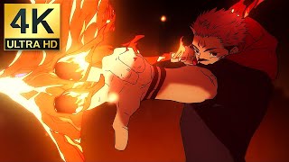 Sukuna vs Jogo 4K - Jujutsu Kaisen S2 EP16【呪術廻戦】