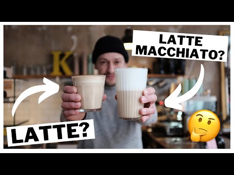 Latte VS  Latte  Macchiato VS Milchkaffee ? l Milchschaum & Unterschiede erklärt