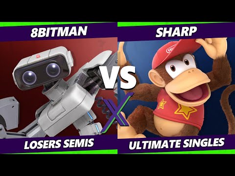 S@X 399 Online Losers Semis - Sharp (ZSS, Diddy Kong) Vs. 8BitMan (ROB) Smash Ultimate - SSBU