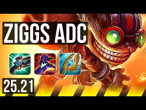 ZIGGS & Sona vs CAITLYN & Zoe (ADC) | NA Master | 25.21