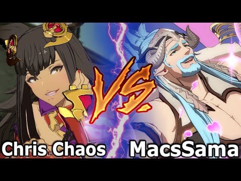 [GBVS] Chris Chaos (Metera) VS MacsSama (Ladiva) FT2