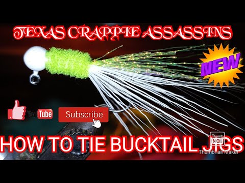 how to tie bucktail jigs for crappie