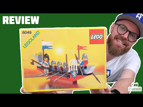 Camouflaged Knight Battlepack with 12 weapons & 5 shields: LEGO® 6049 Viking Voyager from 1987 [R...