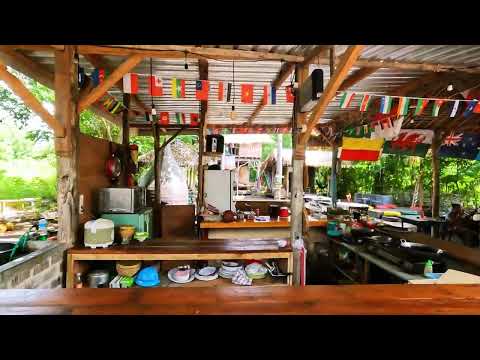 Walk on Lake Meno on the island of Gili Meno. Indonesia 2023