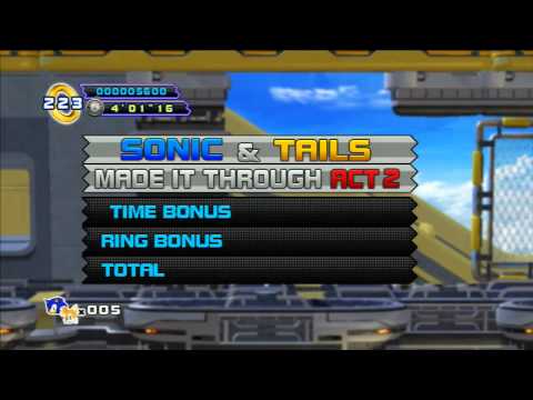 Sonic The Hedgehog 4 Episode 2 Walkthrough Part 14 'Sky Fortress Zone Act 2' HD