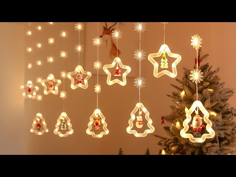 LED カーテンライト 星とツリー（licn-usb03）