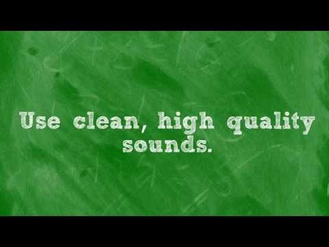 Sound Selection and Mixing