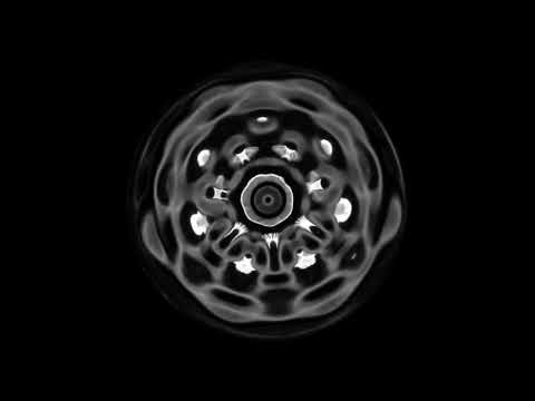 Vibrating Liquid Mercury (Hg) at 196Hz