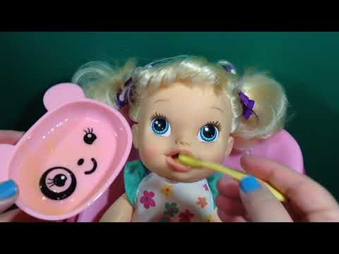 Baby Alive My Baby All Gone Doll Anna Swing, Feeding, and Poopy Diaper Change Video