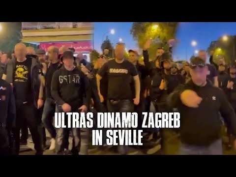Bad Blue Boys on tour –Sevilla FC - Dinamo Zagreb 17.02.2022.