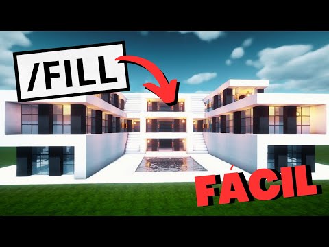Conheça o MÉTODO de construir uma casa usando /FILL  no MINECRAFT