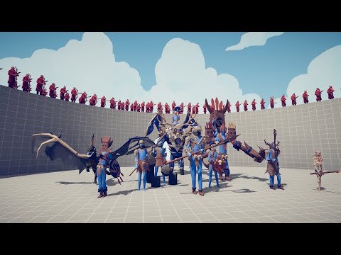 Tribal DLC Faction VS 100x Firework Archers | Totally Accurate Battle Simulator